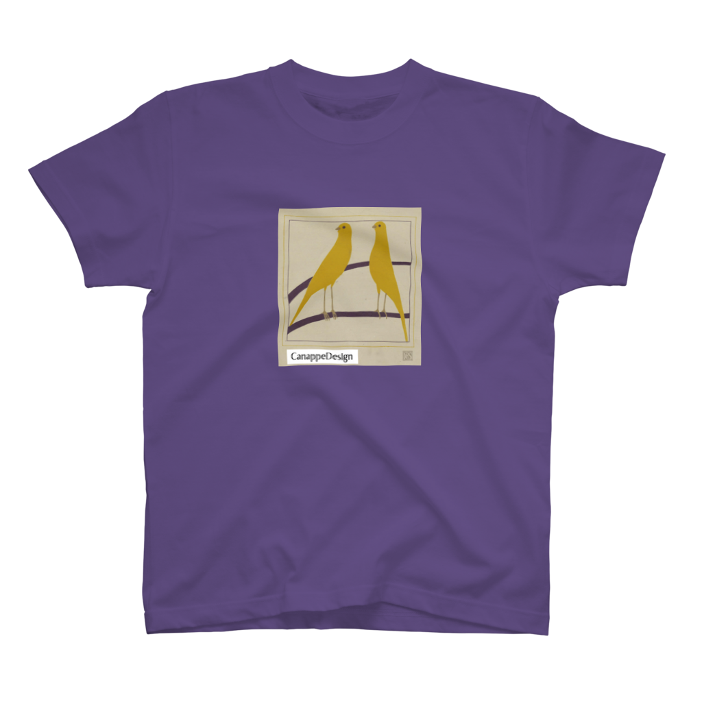 杉浦非水 カナリア Tシャツ
